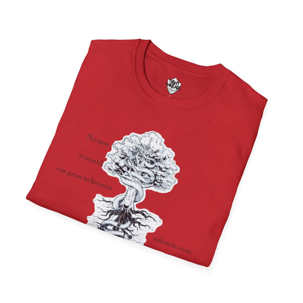 Carl Jung Quote Tees for Philosophers, Comfort Wear, Gift for Friends, Eco-Friendly Fashion, Tree Design Shirt