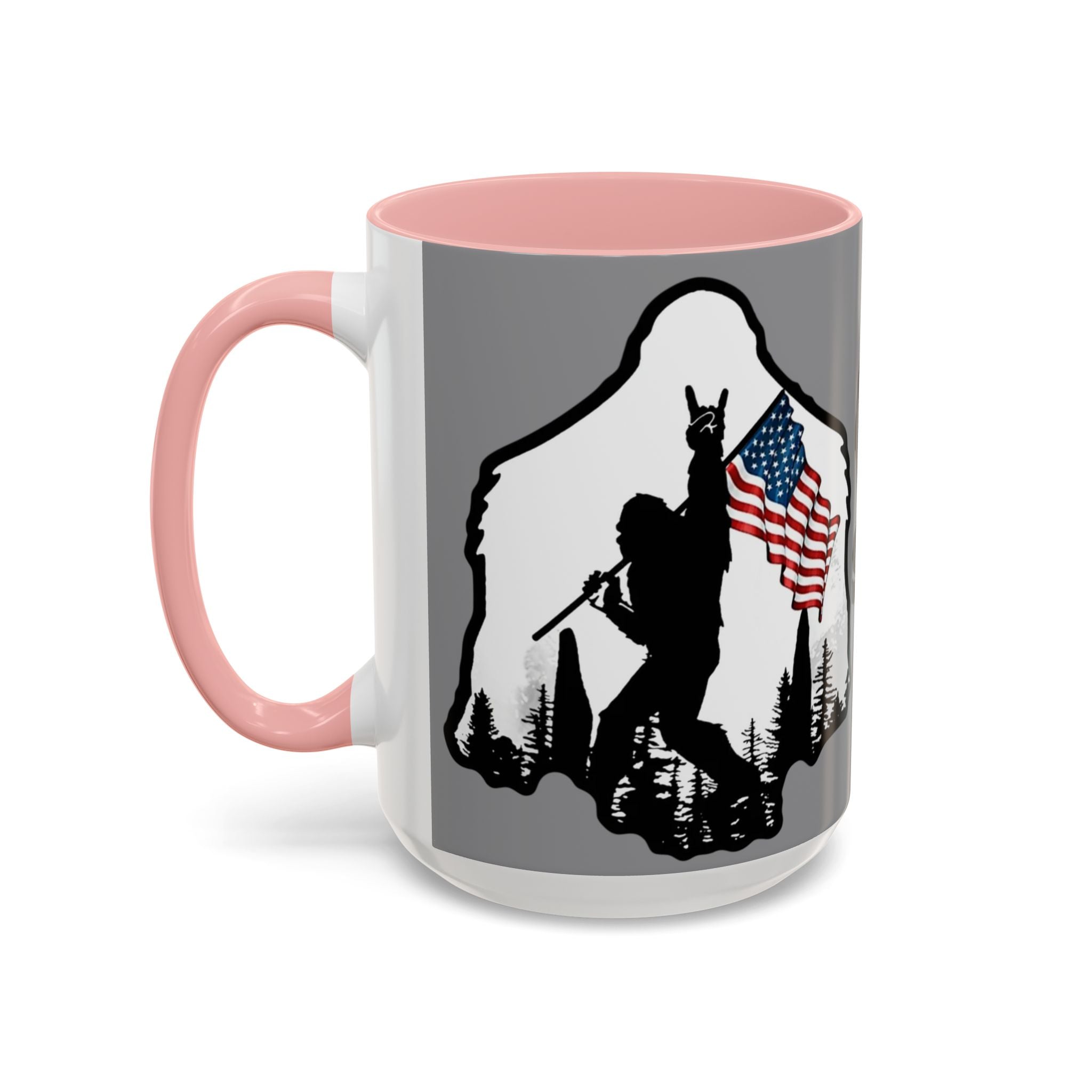 Gone Squatchin Patriotic Bigfoot Mug | Accent Coffee Mug