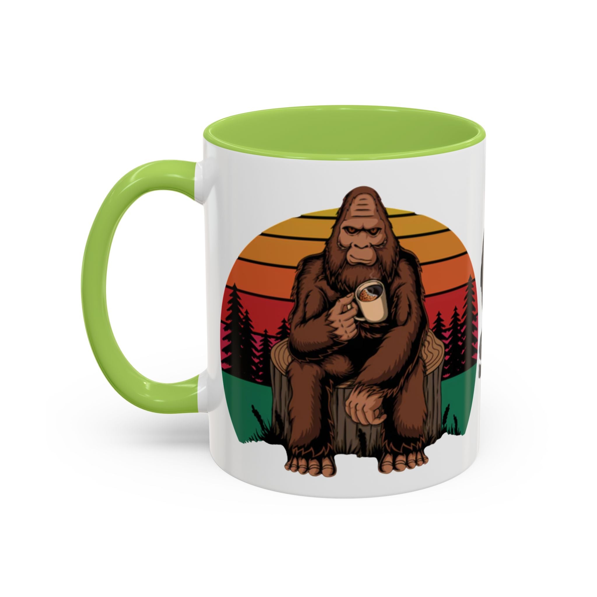 Gone Squatchin Bigfoot Coffee Mug | Accent 11oz 15oz
