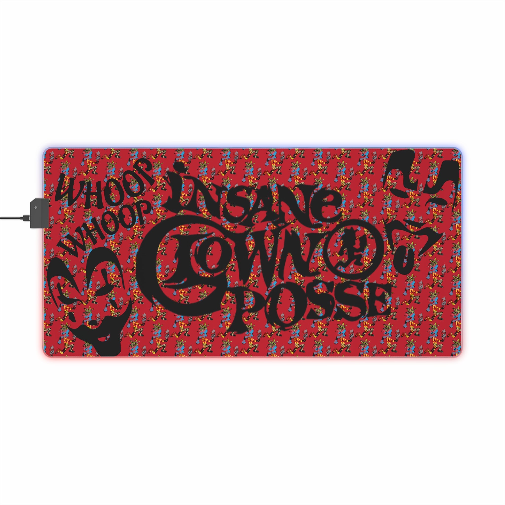 Insane Clown Posse Pattern LED Gaming Mouse Pad | MMFWCL4L Juggalo Whoop Whoop!!!