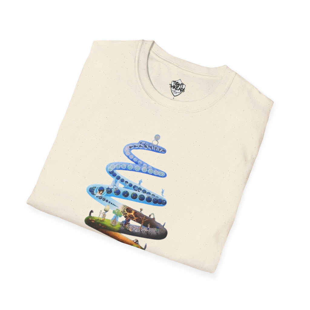 Spiral Life Unisex T-Shirt - Inspirational Design for Nature Lovers, Gift for Birthdays, Earth Day, Chill Vibes, Casual Wear, Graphic Tee