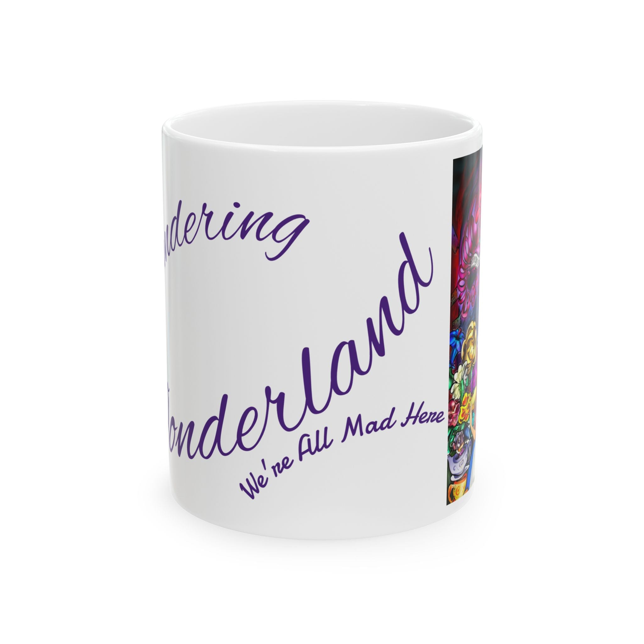 Alice in Wonderland Mug, Perfect Gift for Tea Lovers, Unique Home Decor, Alice Themed, Birthday Presents, Fantasy Collectible