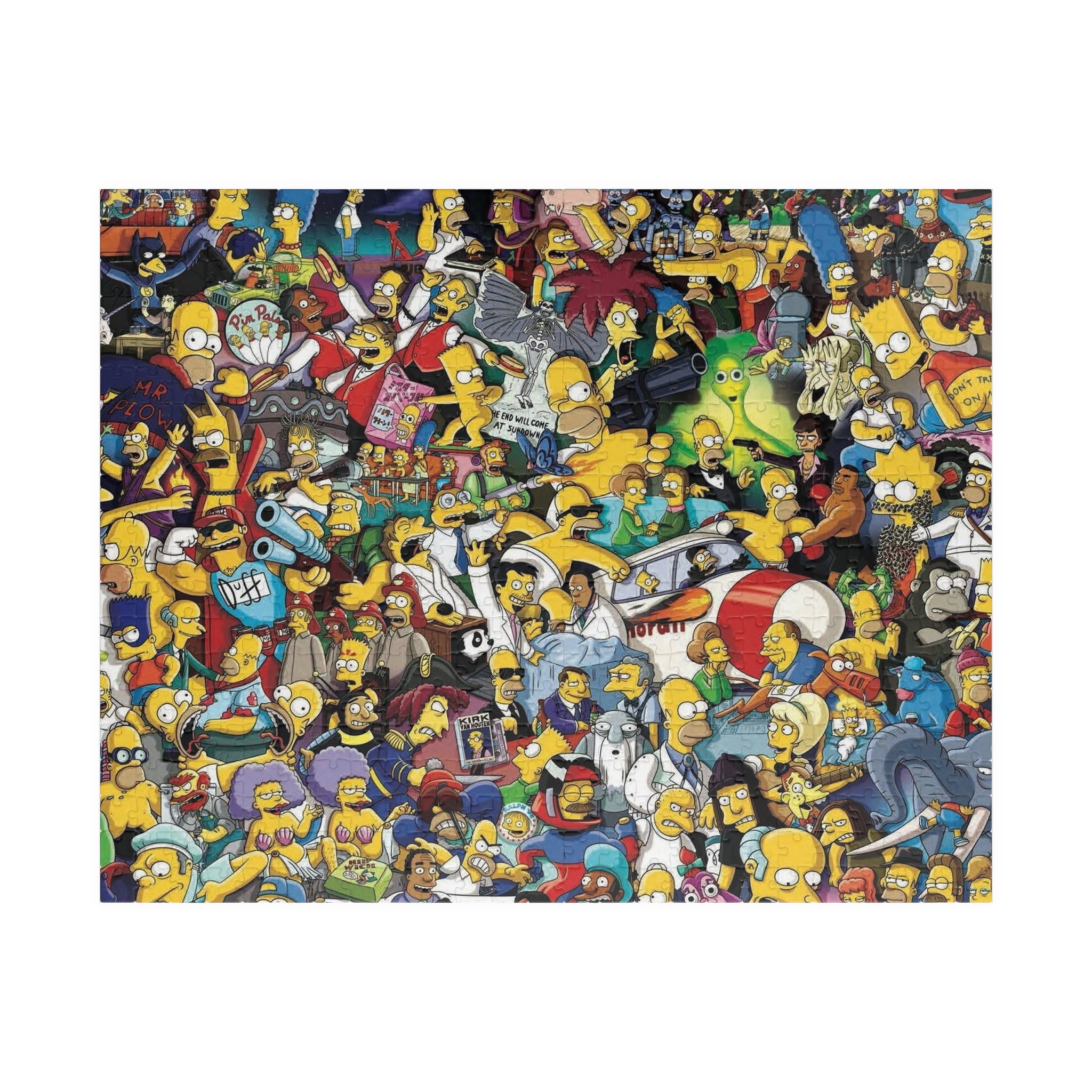 Simpsons Characters Collage Puzzle