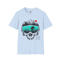 Snowboard Skull T-Shirt - Cool Adventure Graphic Tee for Outdoor Enthusiasts, Summer Festivals, Gift for Him/Her, Casual Wear, Nature tee