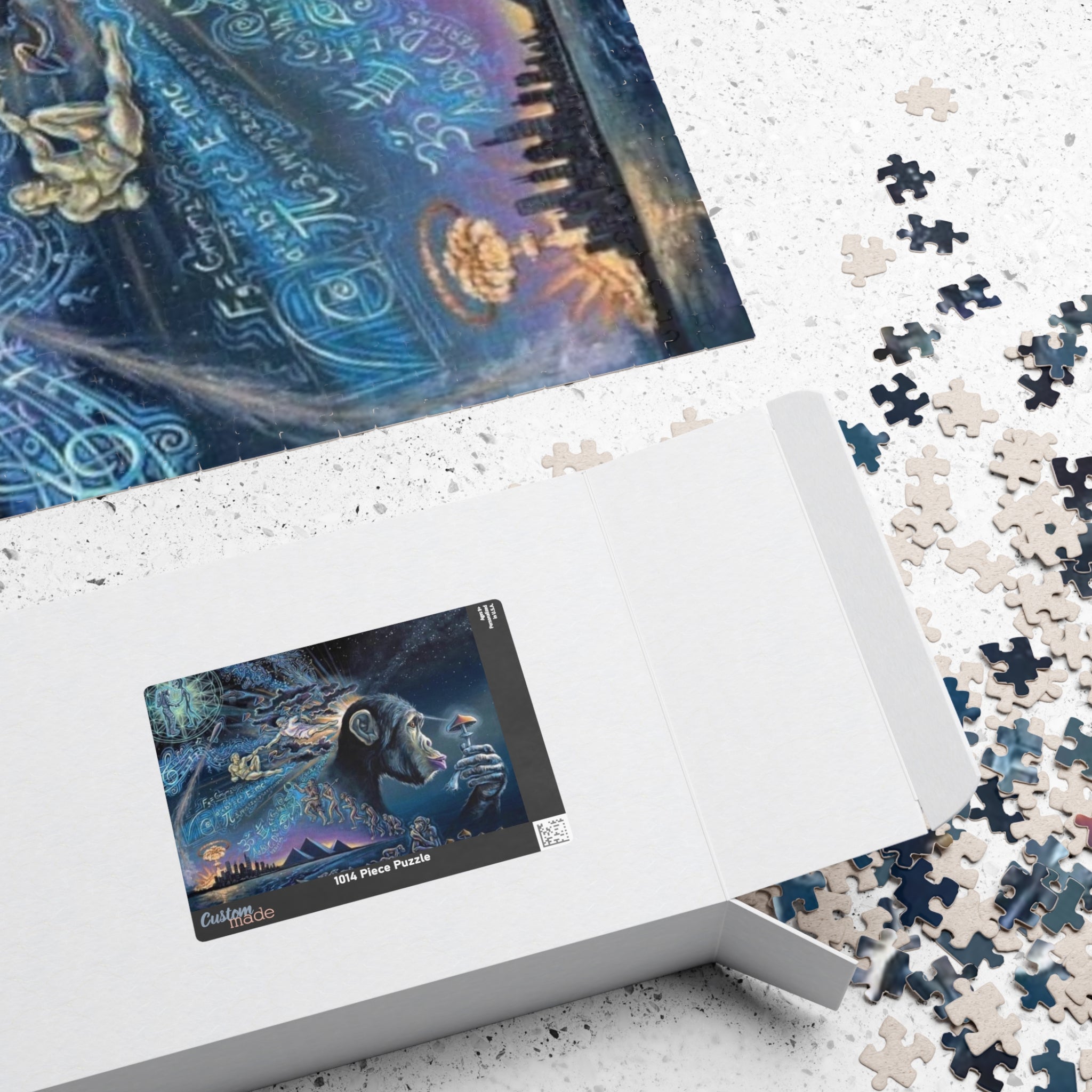 Surreal Chimp with Cocktail Puzzle | 520-1014 Piece Jigsaw