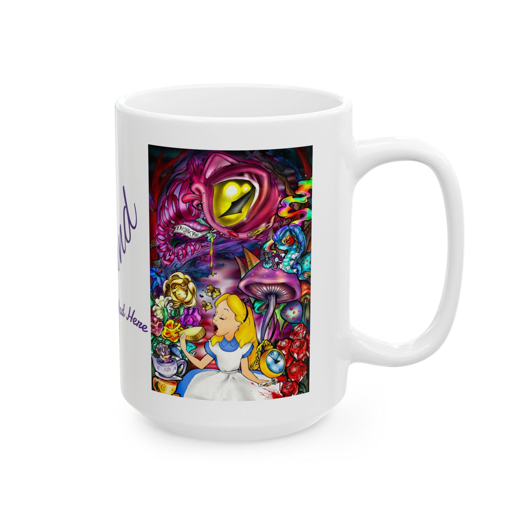 Alice in Wonderland Mug, Perfect Gift for Tea Lovers, Unique Home Decor, Alice Themed, Birthday Presents, Fantasy Collectible
